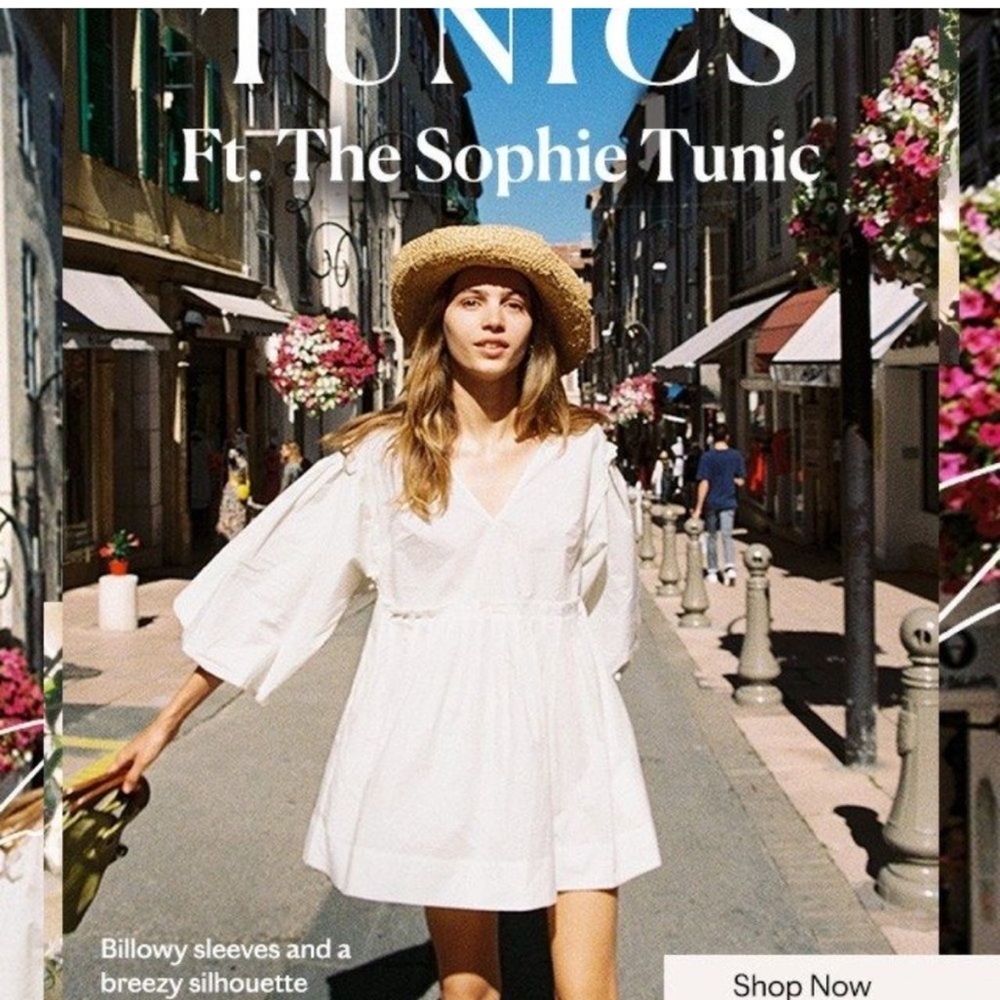 Free People Sophie Tunic Mini Babydoll Dress - Picture 2 of 10